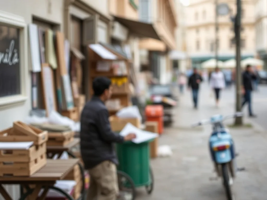 Un écran d'ordinateur affiche un texte converti en écriture manuscrite sur un fond papier ligné, avec une tasse de café à